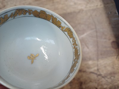 Lot 49 - A RARE CHINESE EN-GRISAILLE 'IGNATIUS OF LOYOLA' CUP AND SAUCER