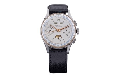 Lot 42 - Men's Vintage Breitling Premier 'Datora' Triple Calendar Chronograph Wristwatch