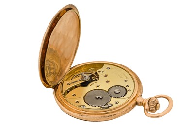 Lot 277 - LOUIS AUDEMARS - AN EQUESTRIAN-THEMED FULL HUNTER POCKET WATCH