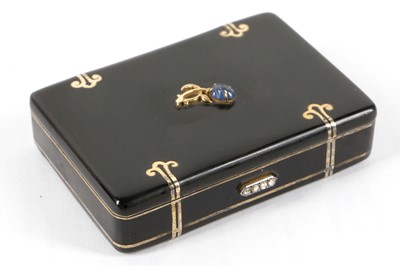 Lot 231 - A fine antique Sterling Silver gilt and black...