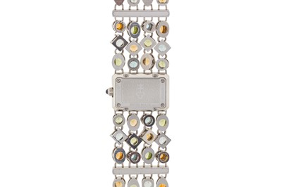 Lot 248 - A LADY'S CORUM 'POTPOURRI' BRACELET WATCH