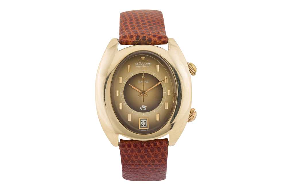 Lot 215 - A MEN'S LeCOULTRE MASTER MEMOVOX ALARM WRISTWATCH