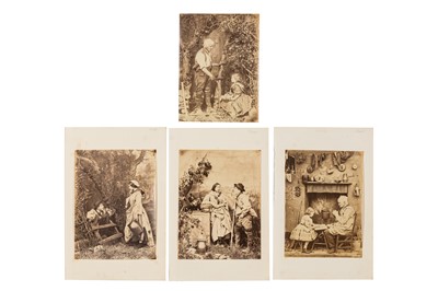 Lot 28 - GENRE STUDIES, 1860s-1870s