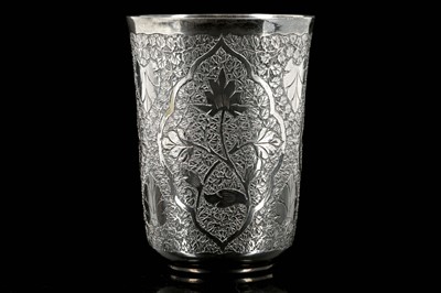 Lot 391 - A fine antique Indian Kashmir Solid Silver...