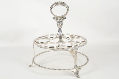 Lot 395 - A fine antique Georgian Sterling Silver six...