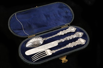 Lot 272 - A fine antique Victorian Solid Sterling Silver...