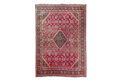 Lot 443 - A MAHAL CARPET, WEST PERSIA