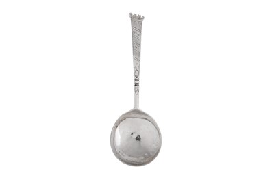 Lot 379 - An early to mid-17th century Norwegian silver spoon, Bergen circa 1630-50 by Jørgen Bleckman (active 1622 – C.1683)