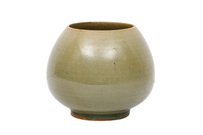 Lot 121 - A CHINESE LONGQUAN CELADON-GLAZED 'LOTUS BUD' WATER POT