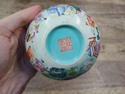 Lot 110 - A CHINESE FAMILLE-ROSE 'HUNDRED BOYS' BOWL