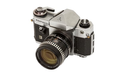 Lot 67 - A Pentacon Super w/ 55mm f/1.4 Carl Zeiss Jena Pancolar Lens
