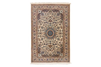 Lot 76 - AN EXTREMELY FINE PART SIN K NAIN RUG, CENTRAL PERSIA