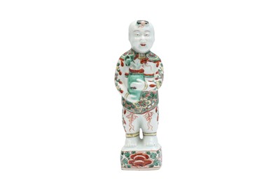 Lot 6 - A CHINESE WUCAI 'HEHE ERXIAN' FIGURE