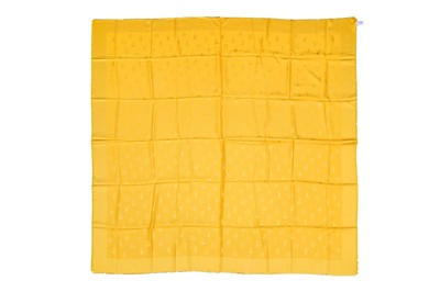 Lot 201 - Dior Sunflower So Dior Monogram Wool Shawl 140