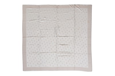 Lot 257 - Dior Beige So Dior Monogram Wool Shawl 140
