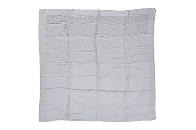 Lot 99 - Dior Grey So Dior Monogram Wool Shawl 140