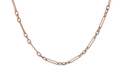 Lot 68 - A LONGCHAIN NECKLACE