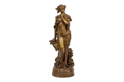 Lot 270 - A FRENCH GILT METAL SCULPTURE, 20TH CENTURY