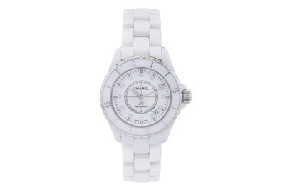 Lot 95 - Chanel 'J12' Automatic Bracelet Watch