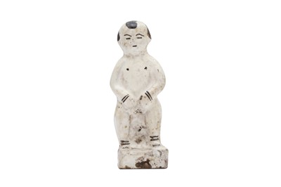 Lot 723 - A RARE CHINESE CIZHOU FIGURE OF A BOY