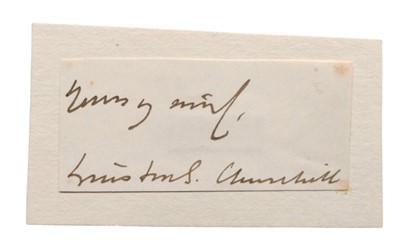 Lot 429 - Churchill (Winston Spencer)