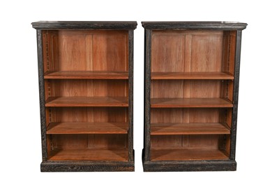 Lot 170 - A PAIR OF FRENCH BOOKSHELVES, CIRCA 1940s