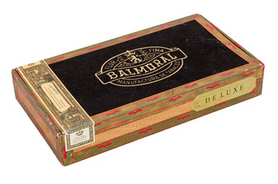 Lot 206 - A BOX OF TWENTY-FOUR BALMORAL TUBE CIGARS