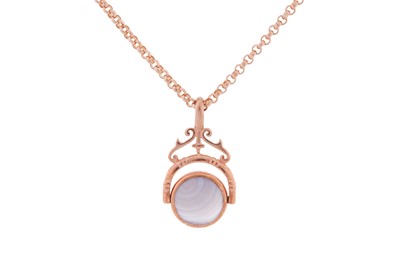 Lot 48 - A FOB PENDANT NECKLACE, CIRCA 1999