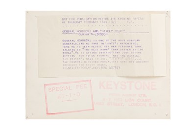 Lot 66 - WORLD WAR II VINTAGE PRESS PRINTS, INCLUDING VIEWS BY RODGER & SCHERMAN, 1944-1945