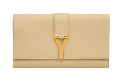 Lot 268 - Saint Laurent Beige Y Ligne Clutch