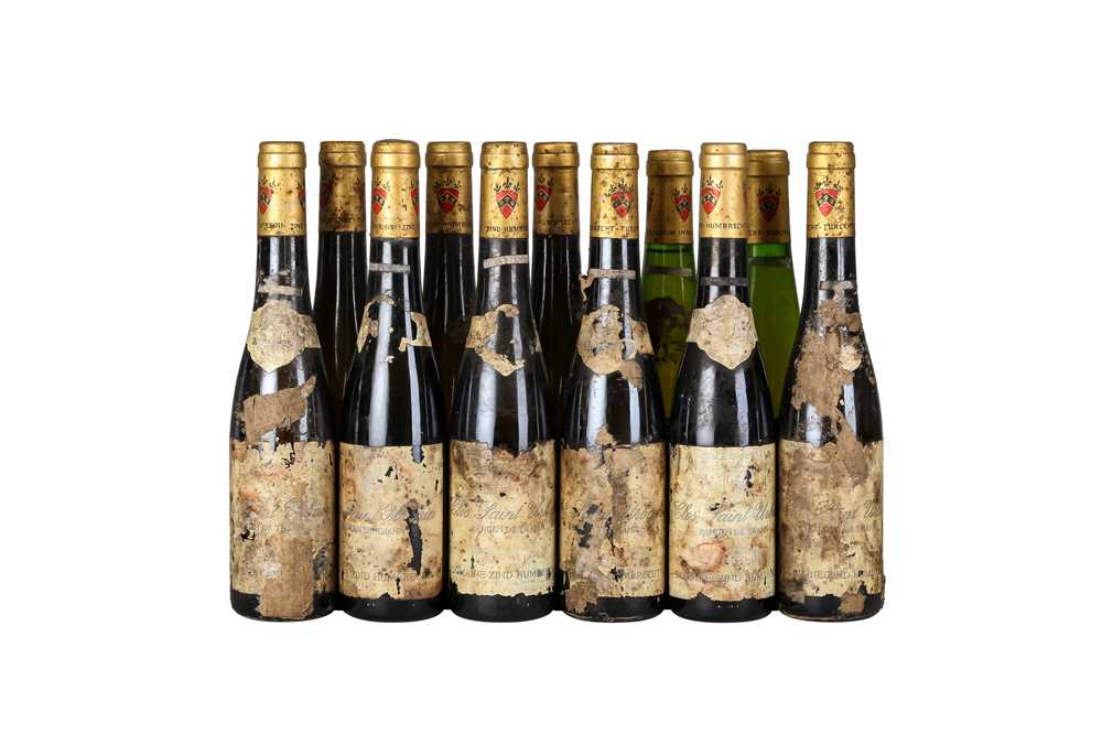 Lot 27 - ALSACE 1995 ZIND HUMBRECHT GRAND CRU CLOS SAINT URBAIN RIESLING 11x50cl
