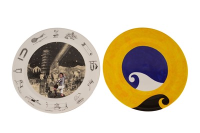 Lot 386 - PATRICK CAULFIELD (BRITISH, 1936-2005) AND PETER BLAKE (BRITISH B.1932) FOR WEDGWOOD