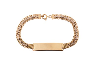 Lot 55 - AN IDENTITY BRACELET