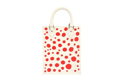 Lot 161 - Louis Vuitton x Yayoi Kusama White Infinity Dots Petit Sac Plat
