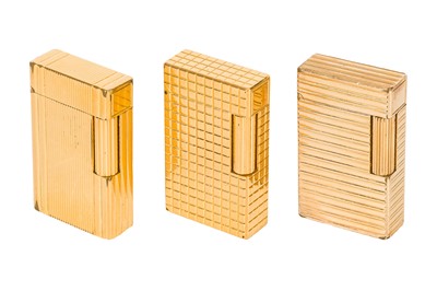 Lot 166 - A GROUP OF ST DUPONT POCKET LIGHTERS
