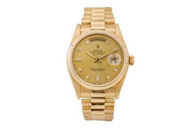 Lot 10 - Men's Rolex President 'Day-Date' Bracelet Watch
