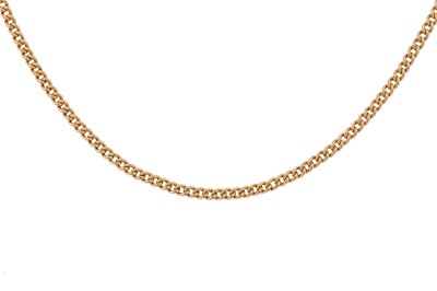 Lot 50 - A FANCY-LINK LONGCHAIN NECKLACE