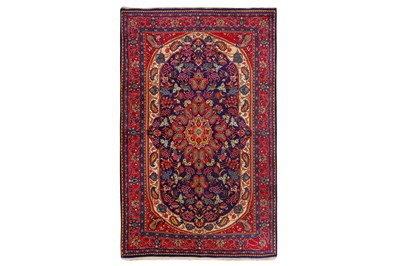 Lot 62 - A VERY FINE SAROUK RUG, WEST PERSIA