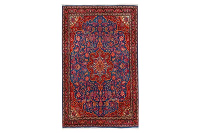 Lot 3 - A FINE KASHAN RUG, CENTRAL PERSIA