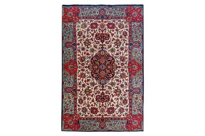 Lot 64 - A VERY FINE DABIR KASHAN RUG, CENTRAL PERSIA