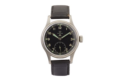 Lot 67 - WWII Era Military Issued Omega Wristwatch
