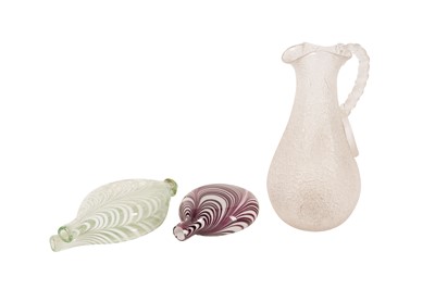 Lot 126 - AN AMERICAN BOSTON AND SANDWICH ICE PITCHER, CIRCA 1880