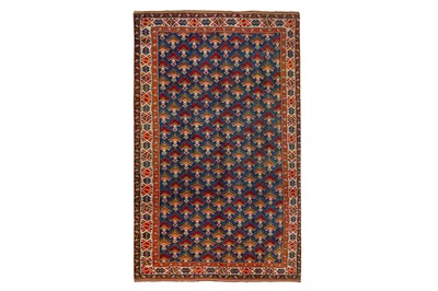 Lot 96 - A FINE TURKISH CARPET OF CAUCASIAN DESIGN