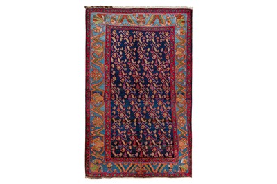 Lot 68 - AN ANTIQUE HAMADAN RUG, WEST PERSIA