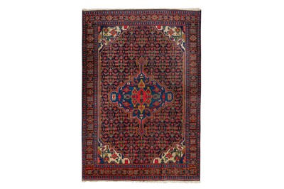 Lot 15 - AN ANTIQUE SENNEH RUG, WEST PERSIA