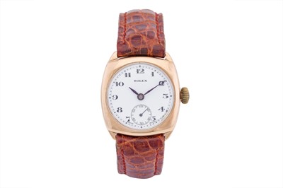 Lot 84 - Men's Vintage Rolex Cushion-Shaped Wristwatch