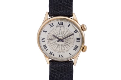 Lot 63 - Men's Vintage Lecoultre 'Memovox - World Time' Wristwatch