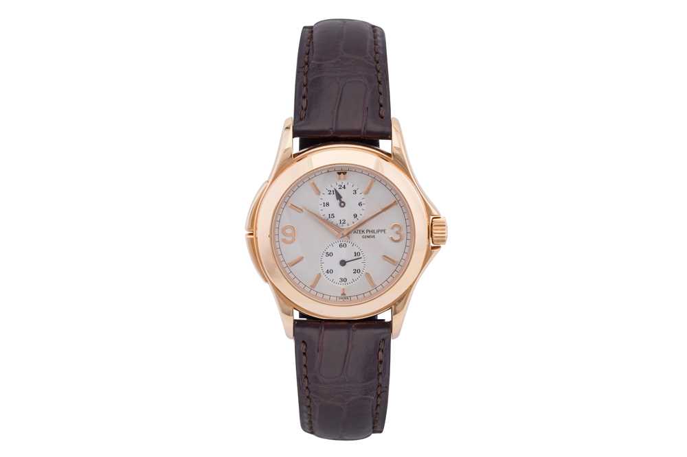 7 - Men's Patek Philippe 'Calatrava - Travel Time' Wristwatch