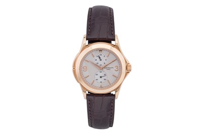Lot 7 - Men's Patek Philippe 'Calatrava - Travel Time' Wristwatch