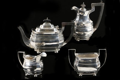 Lot 412 - A fine antique George V Sterling Silver four...